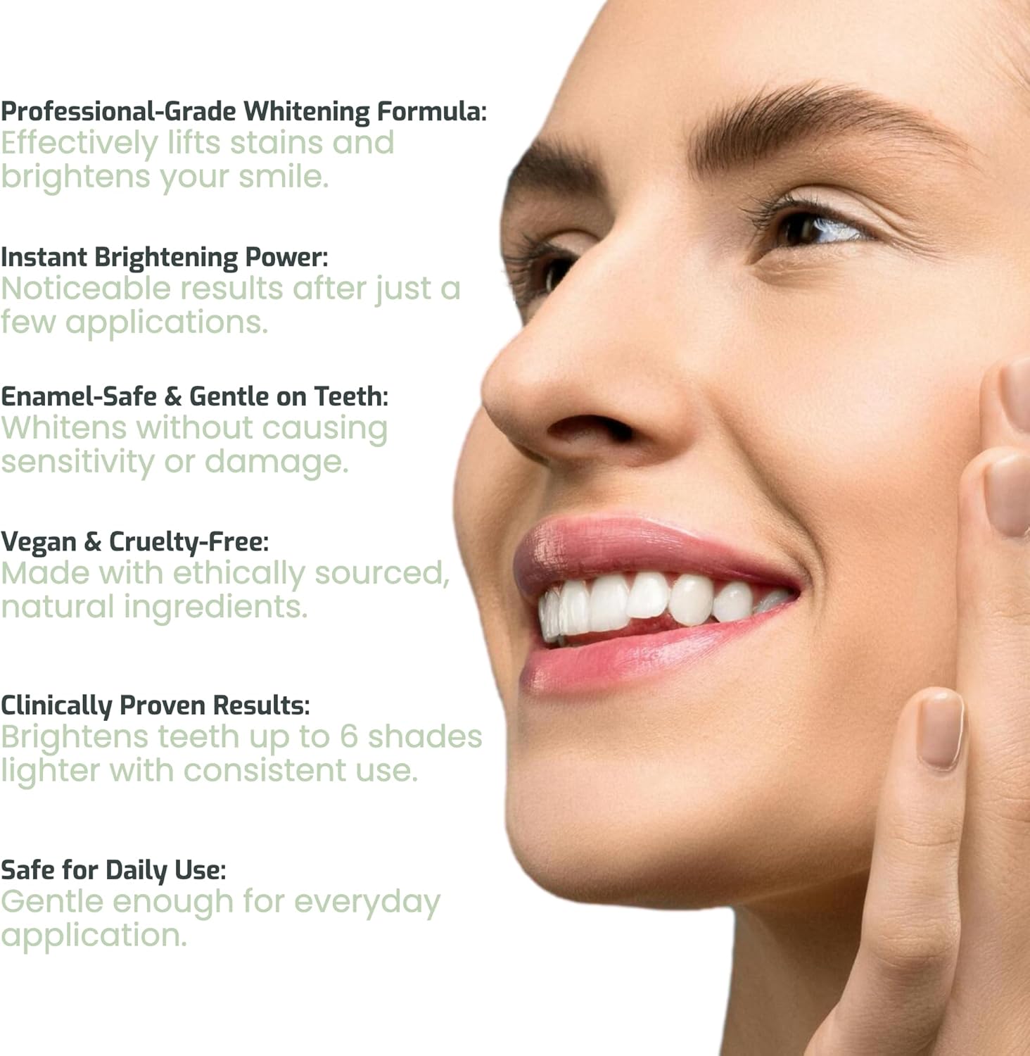 Nudge Whitening Kit – Nano Hydroxyapatite Toothpaste, (4 oz, Mint) & Teeth Whitening Gel Pen, (2ml) Fluoride Free, Enamel Safe, Sensitivity Friendly, Plaque Control, Brighten & Strengthen Teeth